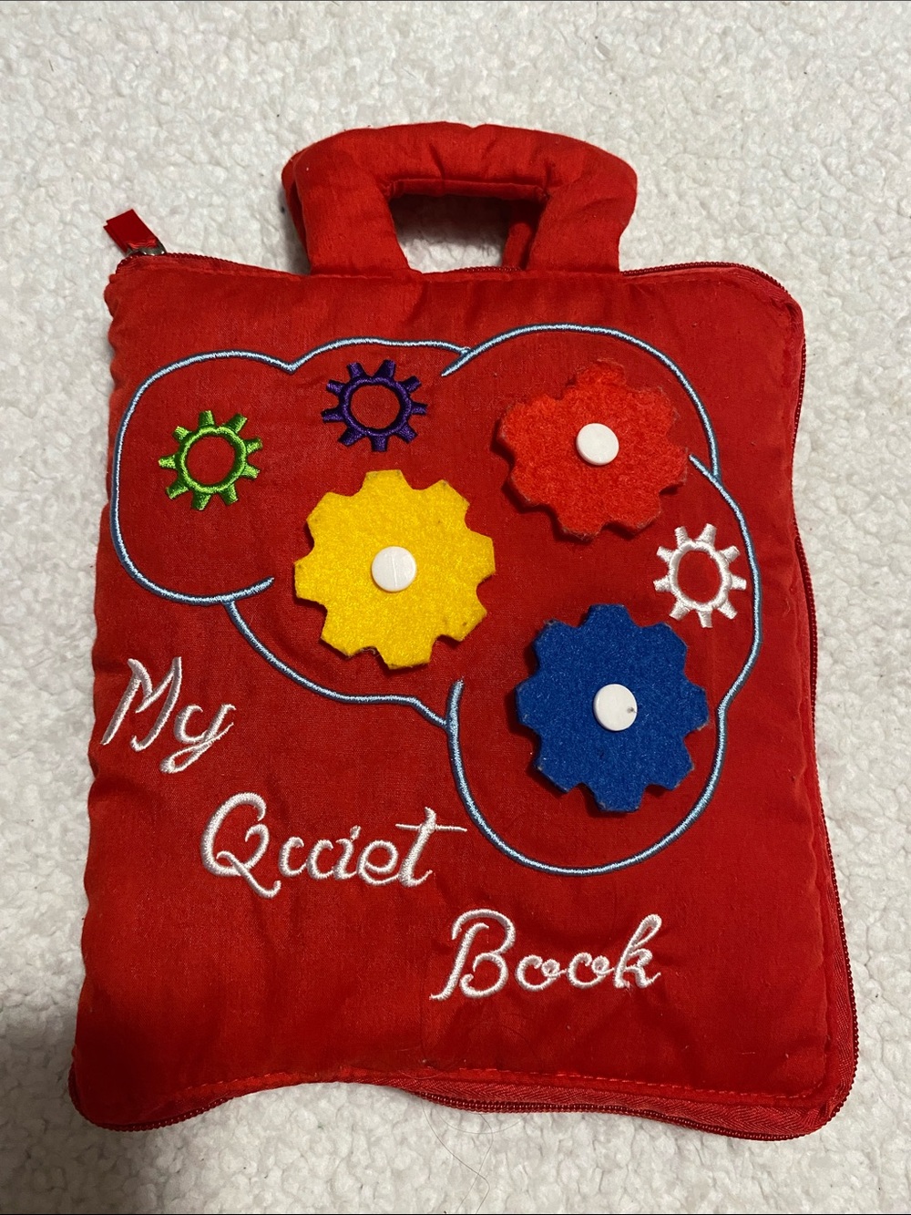 'My Quiet Book' Soft Activity learning book with hands on activities for toddl